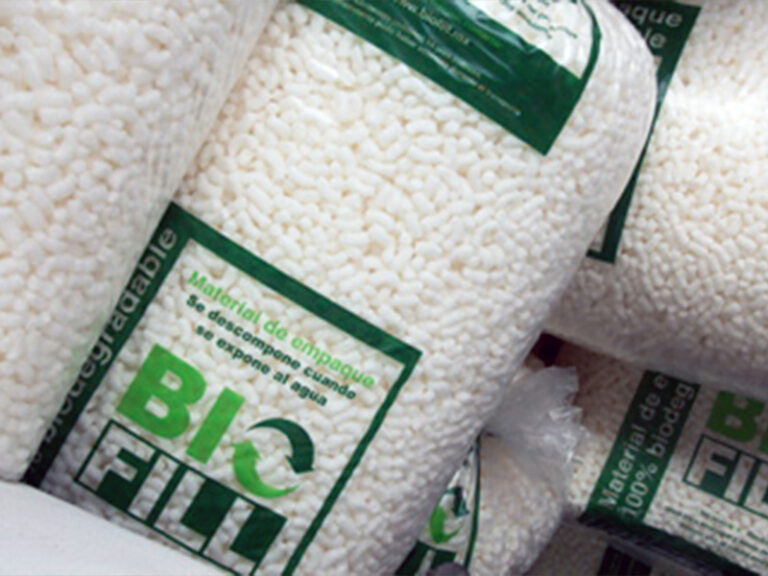 BioFill - Cacahuate Biodegradable para empaque de productos.